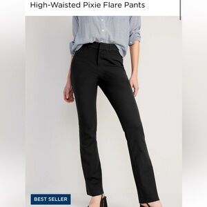 Old navy pixie flare petite pants